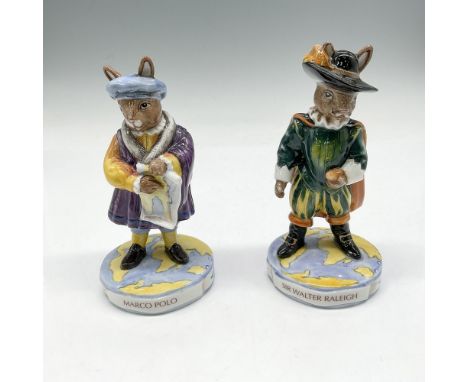 The Great Explorer Bunnykins collection includes DB414 Marco Polo, limited edition 246 of 500 and DB416 Sir Walter Raleigh, l