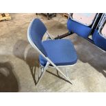FOLDING CHAIRS WITH ROLLING RACK