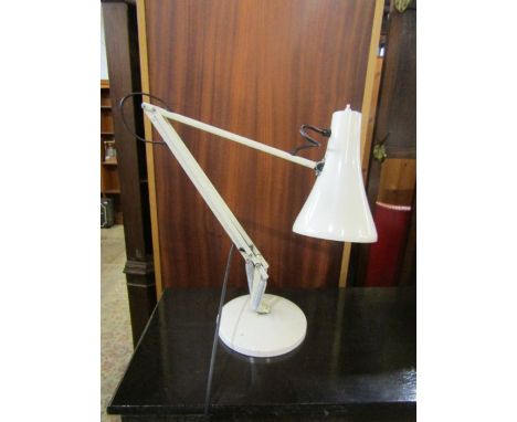 An Angle poise lamp