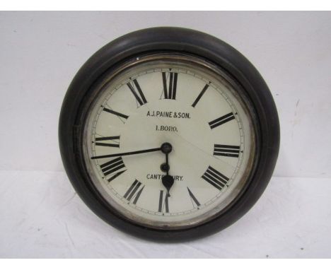 A.J Paine &amp; son Canterbury clock crack on glass