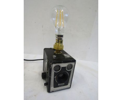A Kodak Brownie lamp- made by a local gent