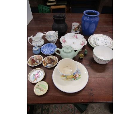 A collection of vintage china