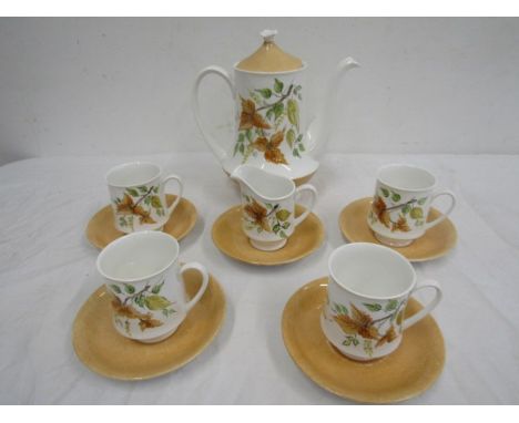 M. Fenton hand painted part tea set 1970s