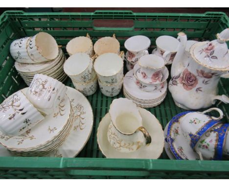Vintage part tea sets inc Royal Albert