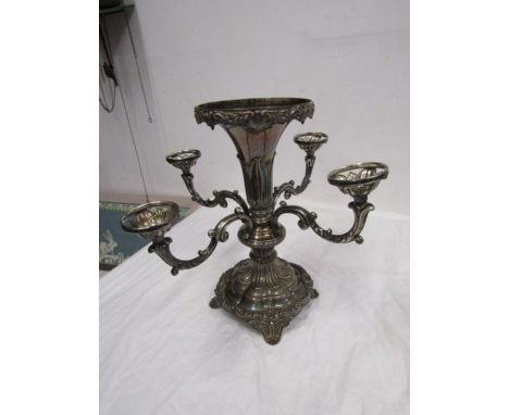 Silver plated epergne base/ Candelabra H37cm approx&nbsp;