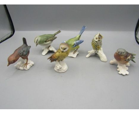 6 Goebel birds