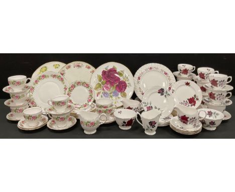 Colclough tea service for eight; other similar; Royal Albert; etc, qty.