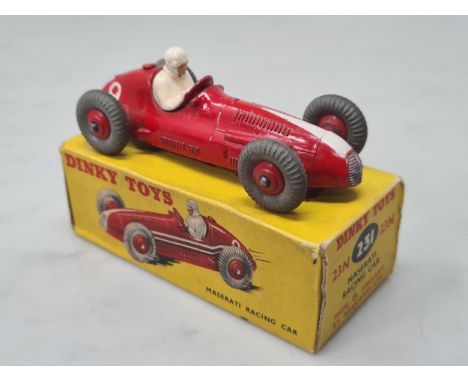 A boxed Dinky Toys No.231/23N Maserati Racing Car, Ex, box Ex