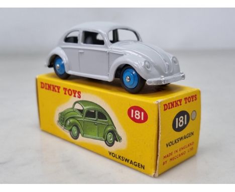 A boxed Dinky Toys No.181 grey Volkswagen, Nr M-M, box superb