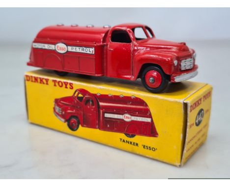 A boxed Dinky Toys No.442 Studebaker 'Esso' Tanker, Nr M-M, box Ex