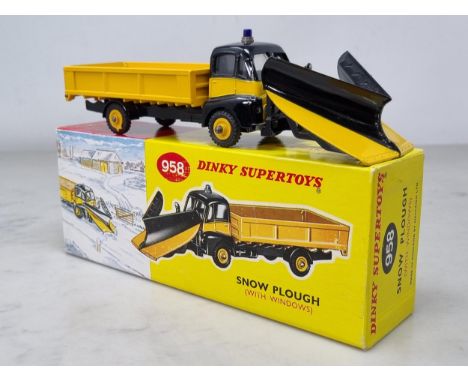 A boxed Dinky Toys No.958 Snow Plough, M, box superb with packing