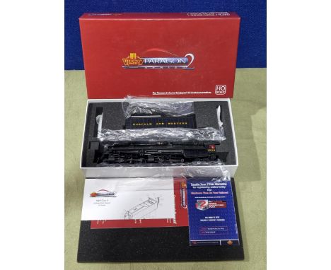 A Broadway Ltd Paragon Series HO scale 2306 2-6-6-4 N&amp;W A Class steam Locomotive No.1238 with factory fitted DCC sound. M