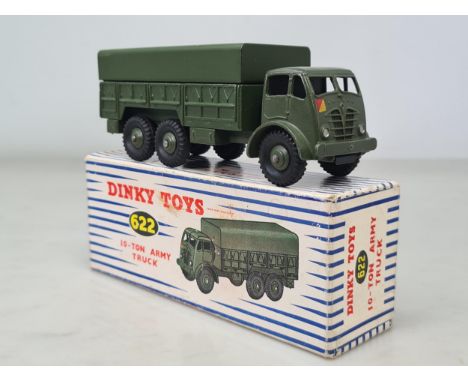 A boxed Dinky Toys No.622 10-ton Army Truck, Ex plus, box VG