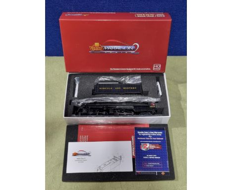 A Broadway Ltd Paragon Series HO scale 2306 2-6-6-4 N&amp;W A Class steam Locomotive No.1239 with factory fitted DCC sound. M