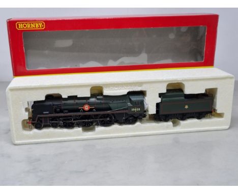 A Hornby (China) R2204 4-6-2 BR green Re-built Merchant Navy Class Locomotive No.35020 'Bibby Line'. Front offside step missi