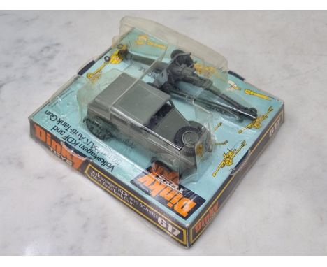 A boxed Dinky Toys No.617 Volkswagen KDF and 50mm P.A.K. Anti-Tank Gun