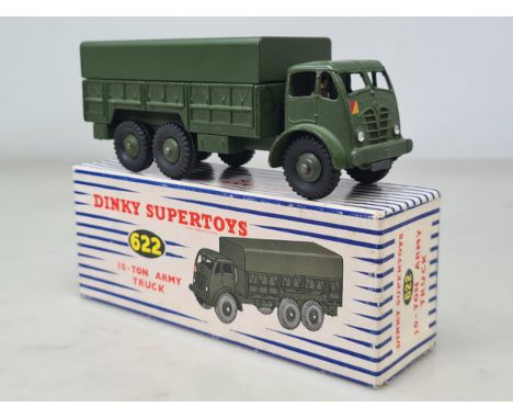 A boxed Dinky Toys No.622 10-ton Army Truck, Ex plus, box Ex