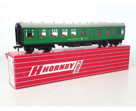 A boxed Never Was Hornby Dublo 2000 4072 SR Restaurant Car, M, contained in Tony Cooper box