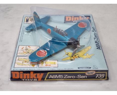 A boxed Dinky Toys No.739 A6M5 Zero-Sen