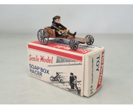 A rare boxed Matchbox 'The Perfect Toy' Scale Model of a Soap Box Racer, a replica produced to celebrate the Mica Conventions
