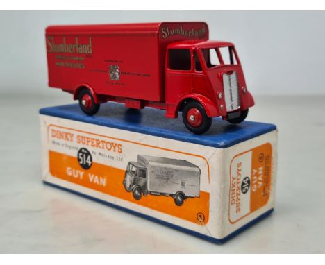 A boxed Dinky Toys No.514 Guy 'Slumberland' Van, Nr M-M, box superb