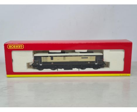 A boxed Hornby 00 gauge R2516 Class 73 Bo-Bo diesel Locomotive 'The Royal Alex' No.73101 in Pullman Car livery, DCC ready, VG