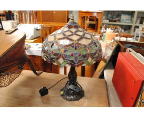 A Tiffany style table lamp shade