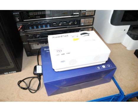 A Xuanpad mini projector 
