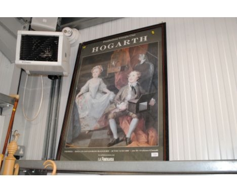 A framed Hogarth print 