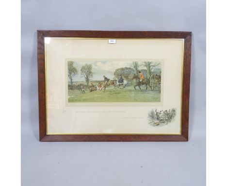 After Snaffles (Charles Johnson Payne, 1884 - 1967), a Snaffles print, "Happy are they who hunt for their own pleasure and no