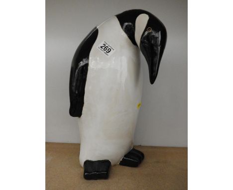 Large Ceramic Penguin - 61 cm high 