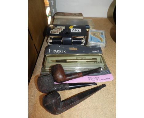 Darts, Playing Cards and Smokers Pipe etc 