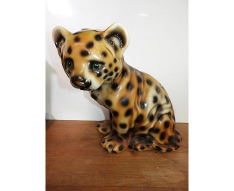 Ceramic Leopard Cub Ornament 