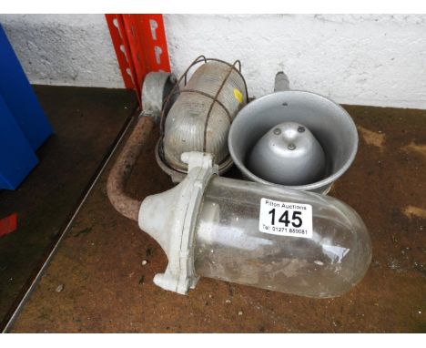 Vintage Outside Lamp etc 