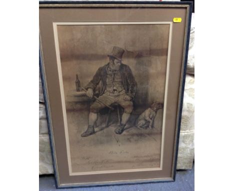 Lithograph - Bill Sykes from Oliver Twist 