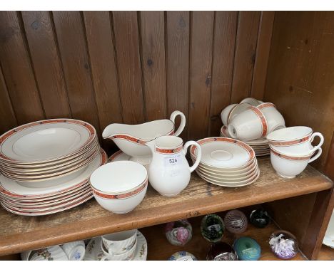 Royal Worcester dinner &amp; tea wares in the ‘Beaufort’ design - approx 34 pieces 