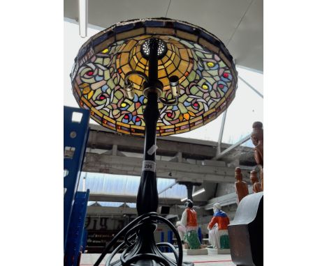 A Tiffany style lamp. 