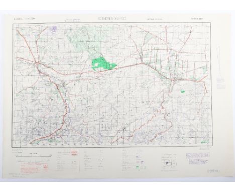 Maps GSGS 4322 Algeria 1:50K WW2 period large coverage with c.105 sheets see images