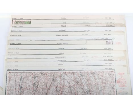 Maps, Rumania WW2 Period. GSGS 4417 1:100K includes Raducaneni, Palancia &amp; Adjud etc. 85 maps in all, 