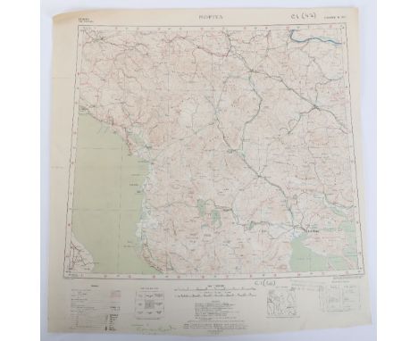 Maps, GSGS 2758 Europe WW2 Period etc., 1.1M some linen includes Sofiya, Istanbul, Warsaw, Hamburg 73 sheets, 