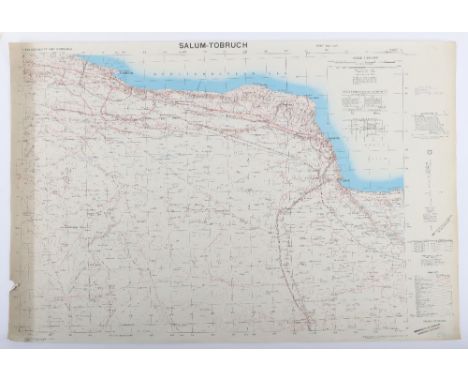 Maps GSGS4386 Egypt 1:250K WW2 Period, includes Salum-Tobruich, El Haseiat, Sidi Barrani-Matruh, Dernia, Derna etc. Particula