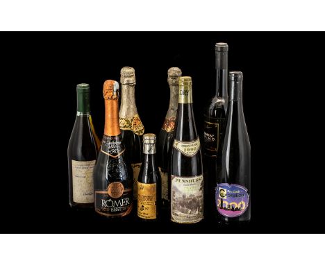 Collection of Vintage Wines comprising 8 bottles, including: Carta Blanca Seco; Chardonnay; Louis Roderer Reims Champagne; Tr