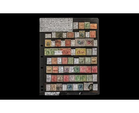 Stamp Interest - extensive Commonwealth + GB collection mint or used on 7 hagners mainly Qu-Vic starts from 1858 up to 1918 m