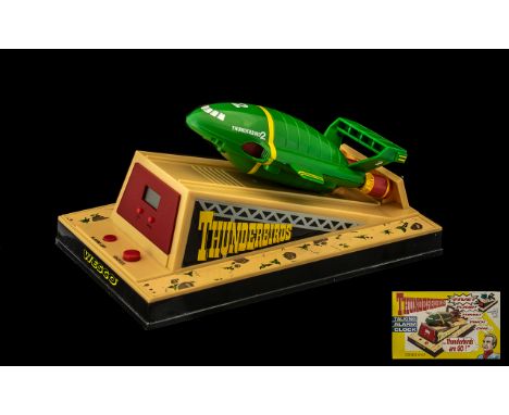 Thunderbirds Are Go Talking Alarm Clock by WESCO. Original box. (Lift Up Thunderbird 2 and Hear It's Jet Engines).