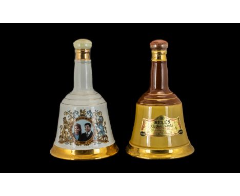 Bells Old Scottish Whisky - Bell Decanter Filled Specially Selected - 70% Proof, 26% Fl oz + A Bells Scotch Whisky Decanter -