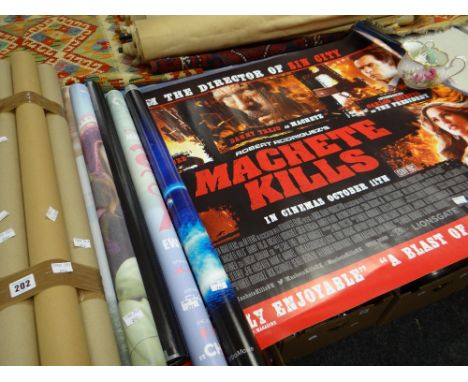 Parcel of modern cinema posters including 'Machete Kills' &amp; others Condition reports provided on request by email for thi