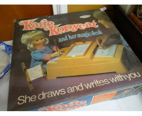 Boxed Katie Kopycat and her Magic Desk by Palitoy Condition reports provided on request by email for this auction otherwise i