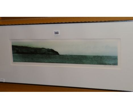 JOHN KNAPP-FISHER limited edition (140/850) print - entitled 'Headland', signed, 13 x 56cms Condition reports provided on req