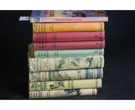 Blyton [Enid], eight 'Famous Five' volumes (some first edition) and Vincent [Bruno] Five on Brexit Island