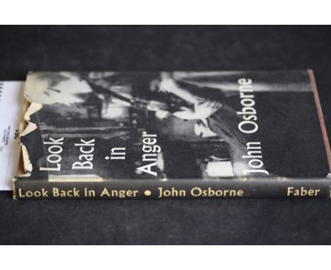 Osbourne [John], Look Back In Anger, First Edition 1957, with dustwrapper (A/F)